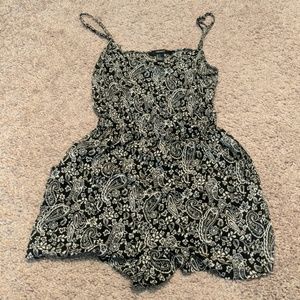 Paisley Patterned Romper